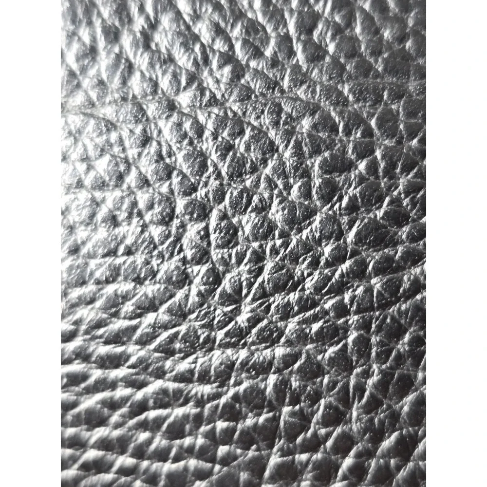 Women's Pebble Grain Continental‎ Clutch Wallet Black Vintage Hong Kong Cocktail